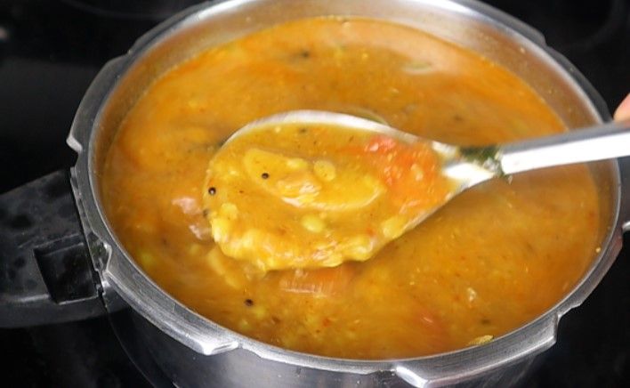 Step 3.1: Add Boiled Toordal mixture and mix well