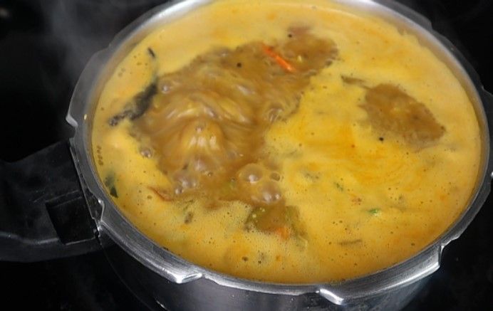 Step 3.2: Once done, turn off the heat and garnish with finely chopped coriander leaves