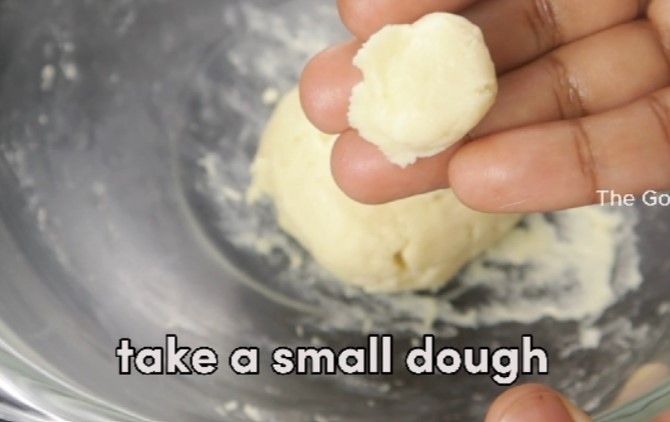 Step 2.1: After 10 minutes, knead the dough again gently until smooth and soft