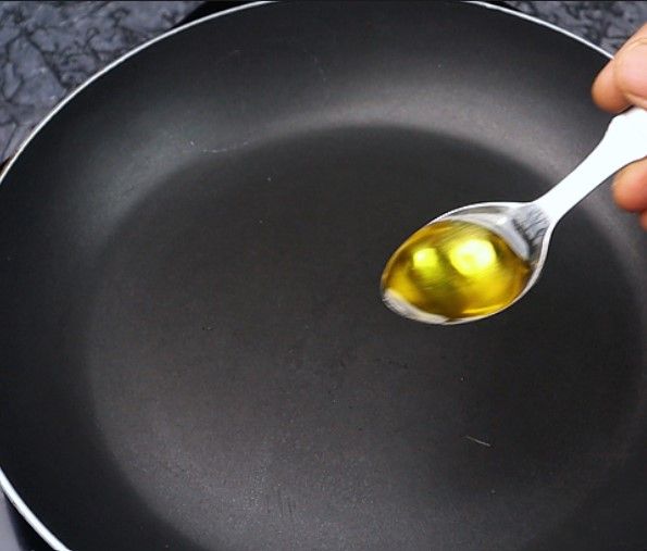 Step 3.1: In a pan over low flame, heat [olive oil](https://amzn