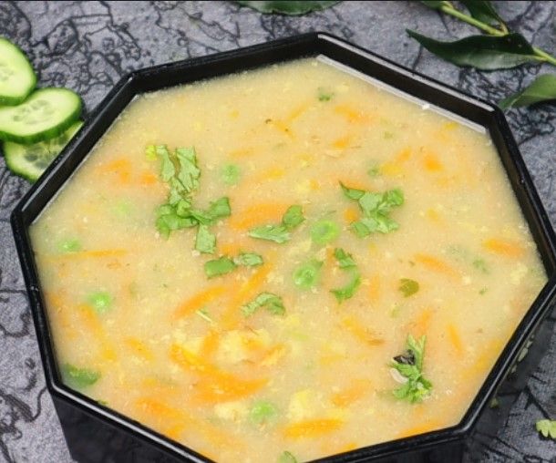 Step 4.4: Turn off the flame and pour the soup into bowls