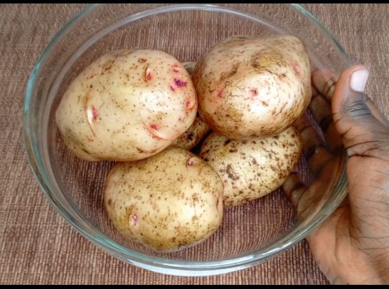 Step 1.2: In a medium bowl add in your potatoes