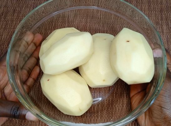 Step 1.1: In a medium bowl add in your potatoes
