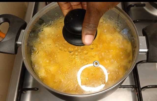 Step 1.1: Boil them under medium high heat for 3 mins