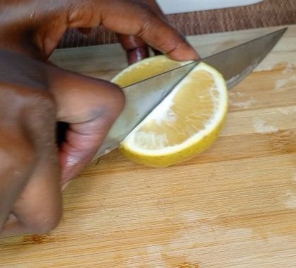 Step 1.2: Peel and segment the oranges