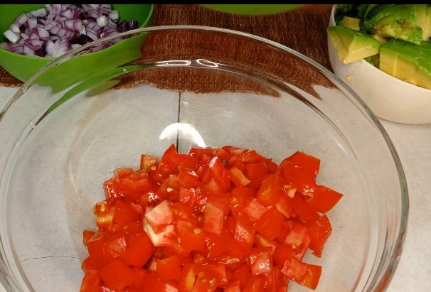 Step 1.3: Combine all the fruits and vegetables in a large bowl