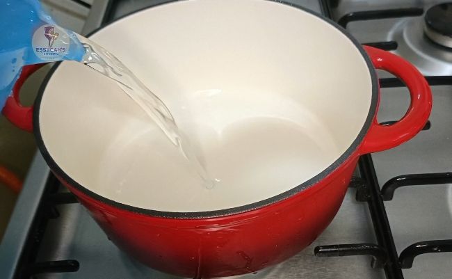 Step 1.1: Bring a large pot of salted water to a boil