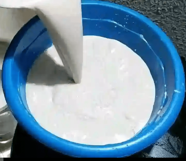 Step 1.1: Using a pap or cheesecloth, strain the milk into a bowl