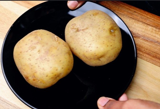 Step 1.1: Boil the potatoes until soft