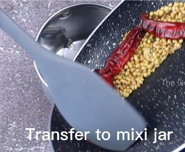 Step 1.1: Transfer the cooled spices to a blender and make a coarse powder
