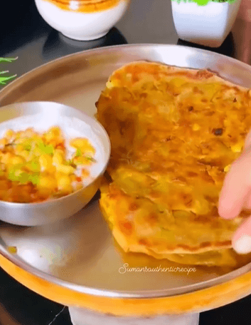 4 Flavors in 1 Paratha recipe
