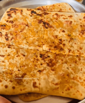 Egg Bhurji Paratha recipe