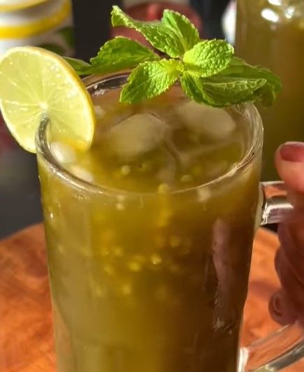 Mint Jaggery Refreshing Drink recipe