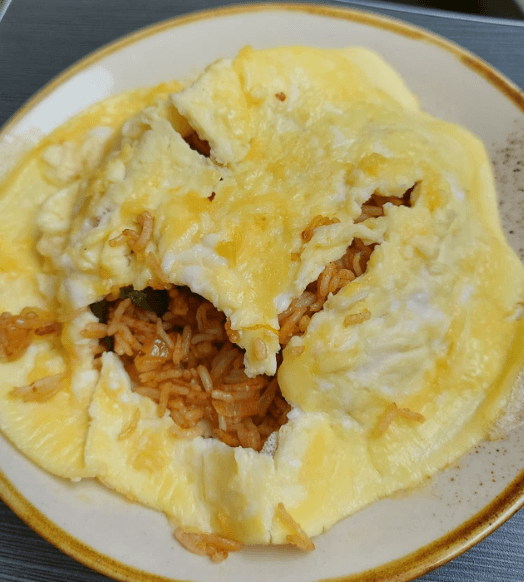 Usui's Sticky Omelette Rice recipe