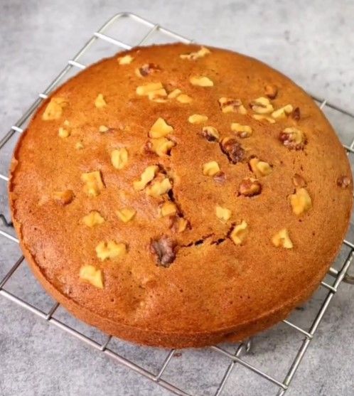 Banana Walnut Cake recipe