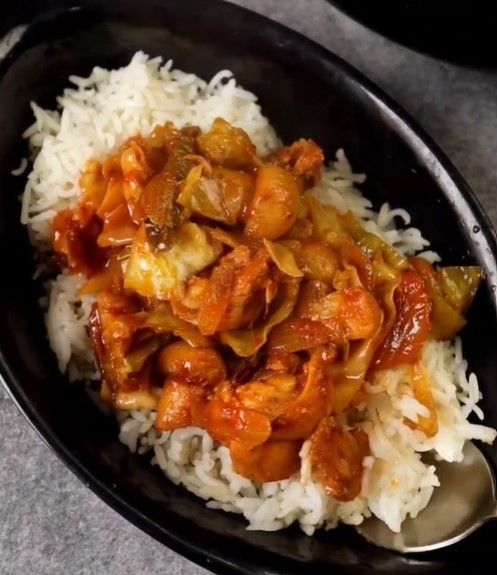 Korean Spicy Chicken with Mushrooms recipe