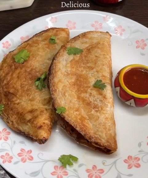 Schezwan Chicken Tacos recipe