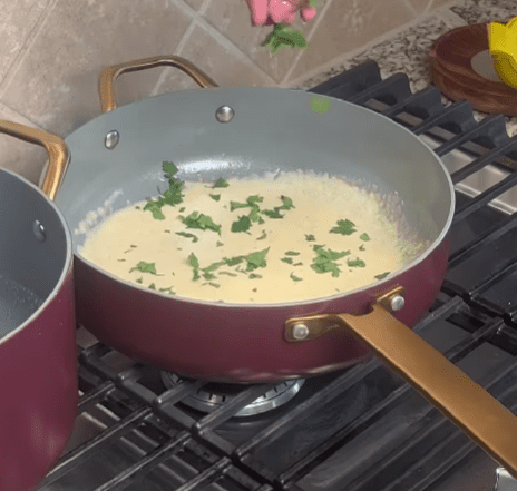 Step 1.1: Stir in the lemon zest, lemon juice, and heavy cream