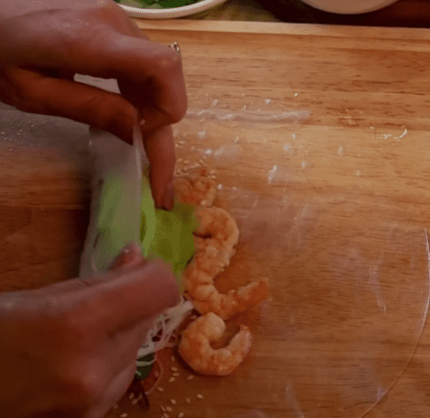 Step 1.1: Fold in the sides, then roll it up tightly like a burrito