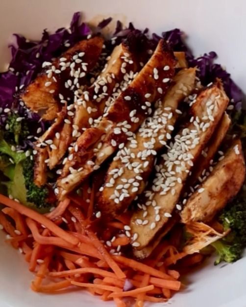 High Protein Chicken Teriyaki Bowl recipe