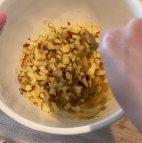 Step 1.2: Mix the cupcake ingredients together until well combined