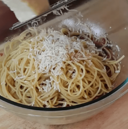 Step 1.1: Finish with Parmesan cheese and additional basil before serving