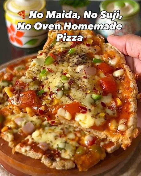 Healthy Oats Pizza recipe