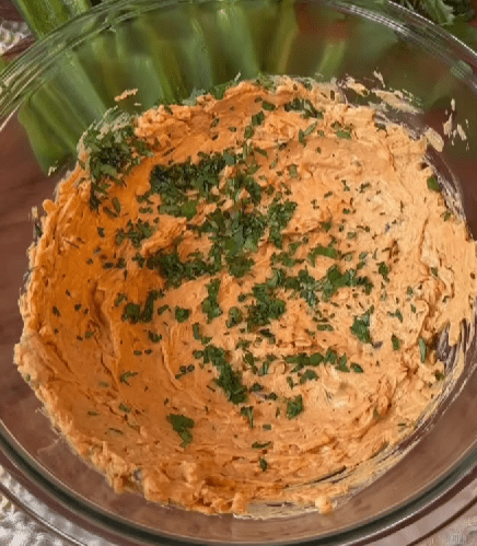 Step 1.1: Mix the cream cheese spread, cheddar shreds, garlic powder, smoked paprika, and panko together
