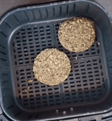 Step 1.1: Cook in a skillet with a bit of oil or air fry at 180°C for 5-10 minutes, depending on your preference