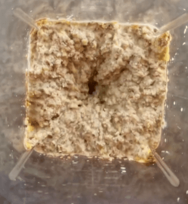 Step 1.1: Blend the mixture and slowly add the water until smooth