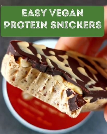 Healthy Vegan Snicker Bars recipe