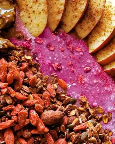 Purple Granola Bowl recipe