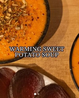 Warming Sweet Potato Soup recipe