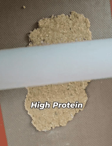 Step 1.1: Using a rolling pin, roll the dough into a long thin schnitzel form