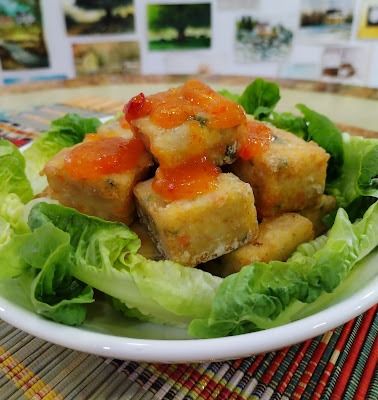 Crispy Homemade Seafood Tofu recipe