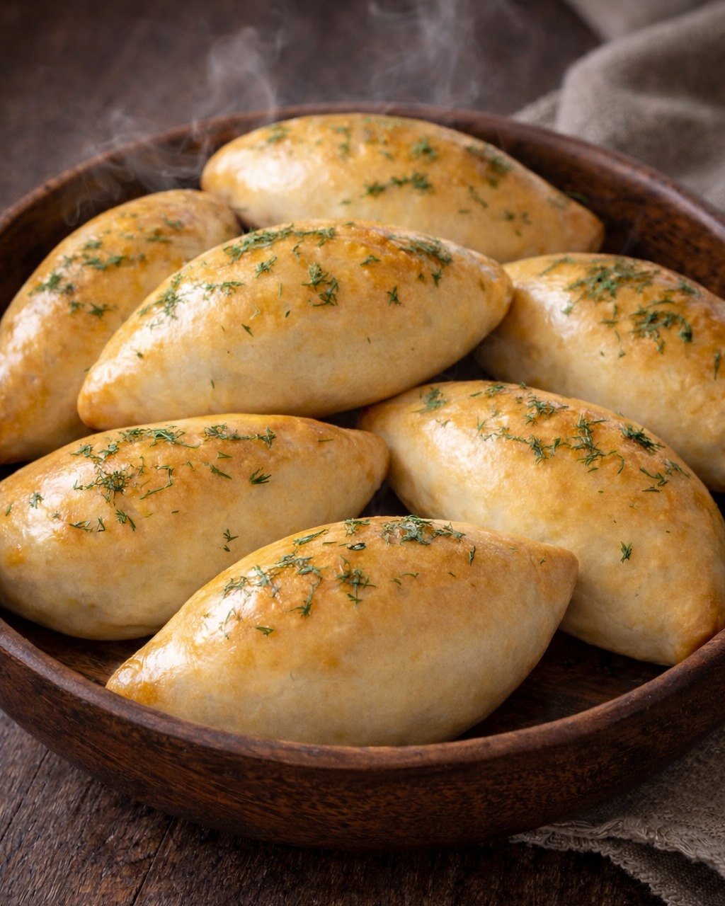 Hand Pies with Potatoes and Mushrooms recipe