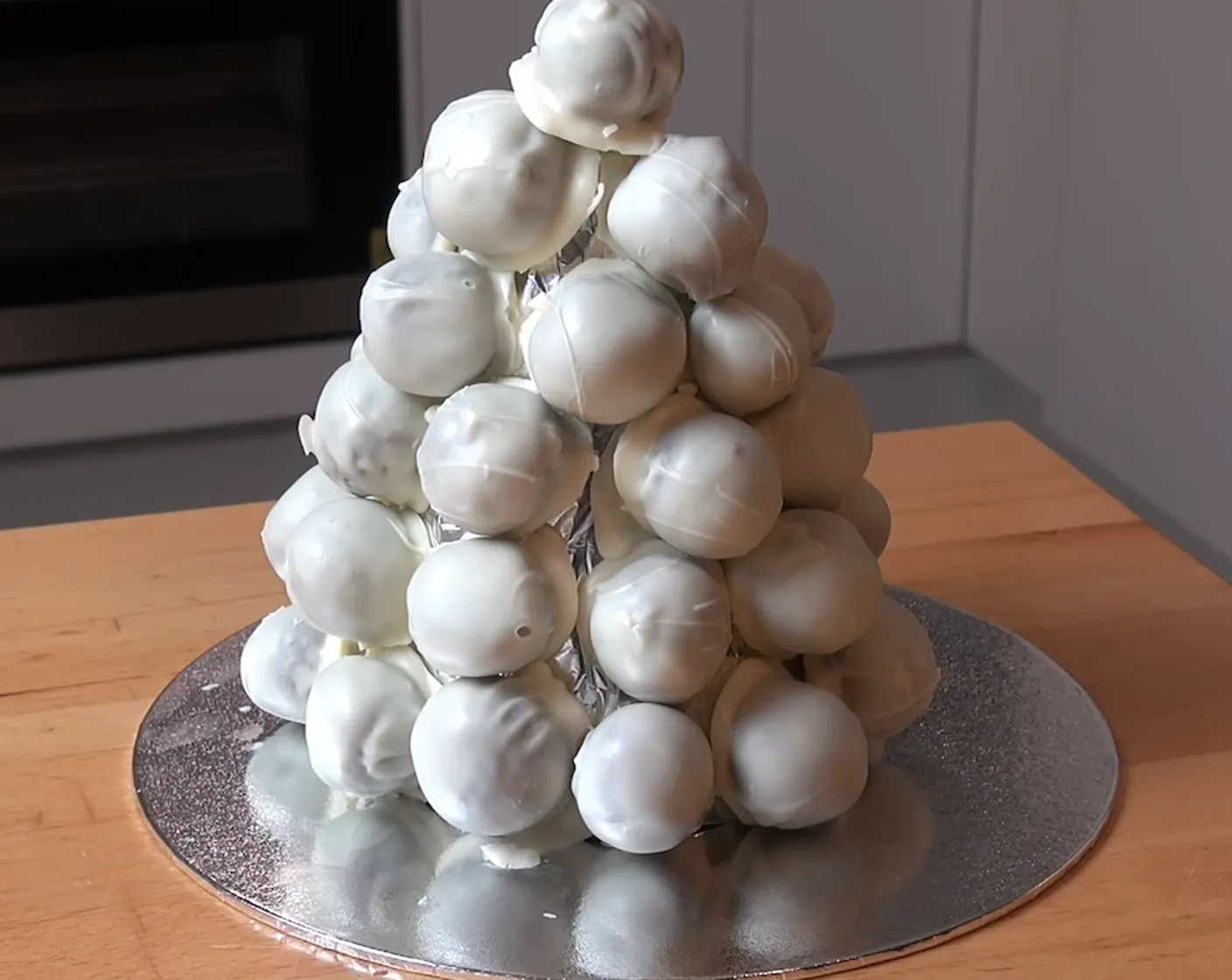 White Chocolate Coconut Truffle Tower | Chefadora