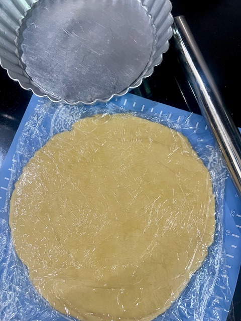 Step 1.1: Roll into a circle slightly larger than your pie dish
