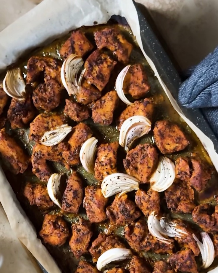 Low Carb High Protein Chicken Shawarma (Oven Baked) recipe