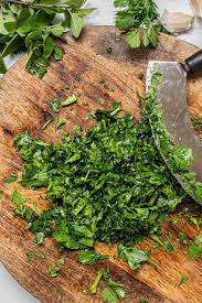 Step 2.2: Gently fold in the chopped parsley and cilantro to the vegetable mixture