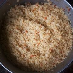 Step 1.1: Taste to adjust the seasoning, cover and allow to cook and make sure the rice shouldn't be too soft