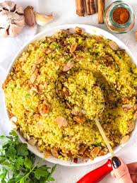 Step 3.2: Serve with couscous or bread to keep the Moroccan theme
