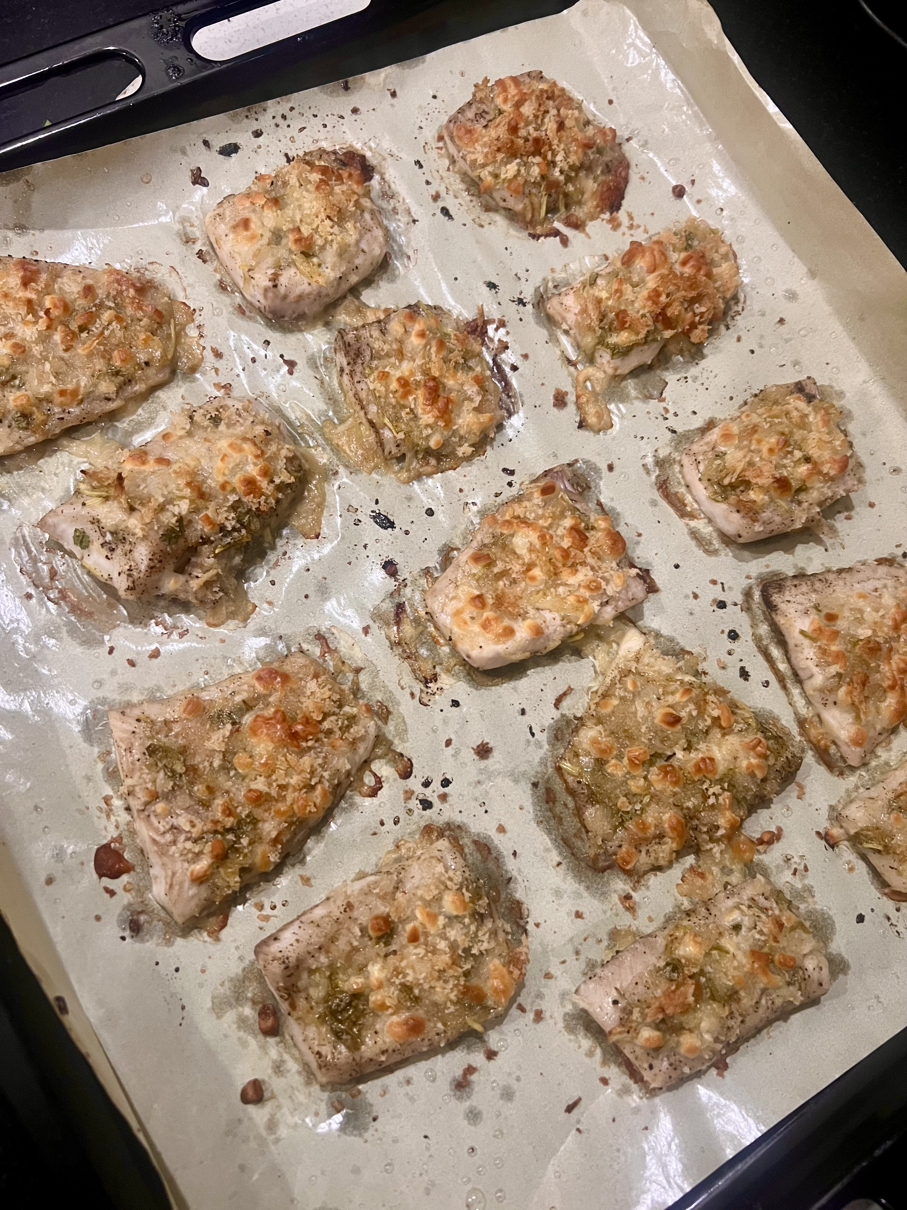 Step 1.1: Bake for 15 minutes, then switch to broil/top grill for 2–3 minutes for extra color