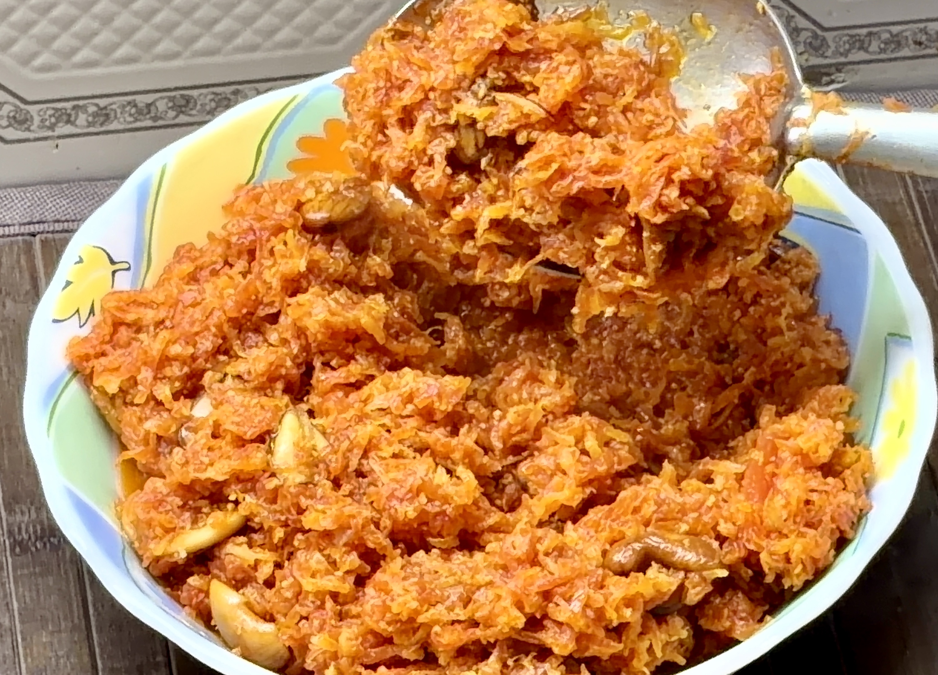 Step 1.1: Serve hot, garnished with extra chopped nuts if desired