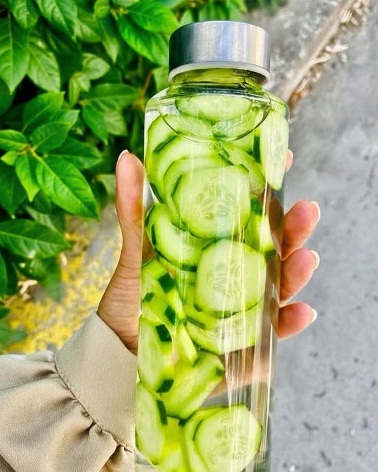 Cucumber-Infused Water(non-acidic) recipe