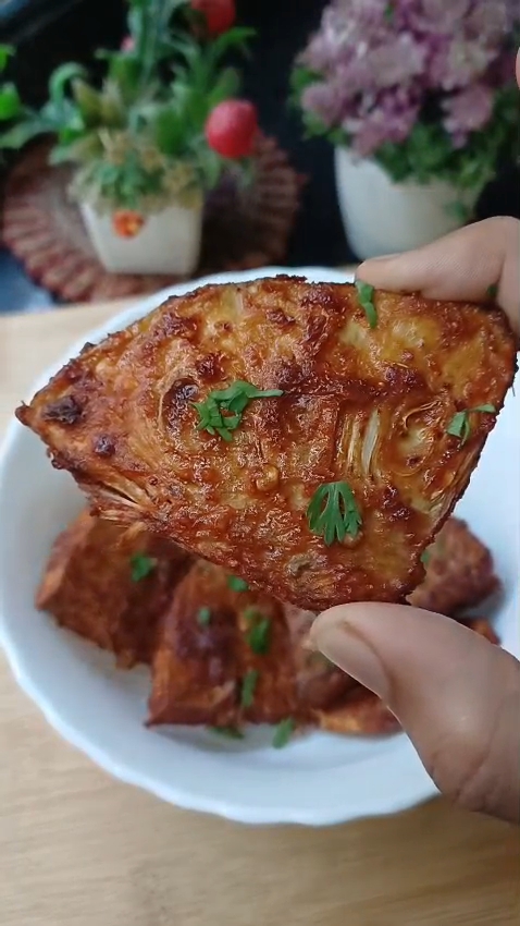 Konkani Style Raw Jackfruit Fritters recipe