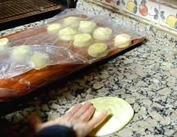Step 5.2: Once risen, punch down the dough and divide it into small balls (about the size of a golf ball)