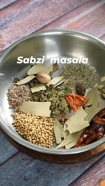 Sabzi Masala Powder recipe
