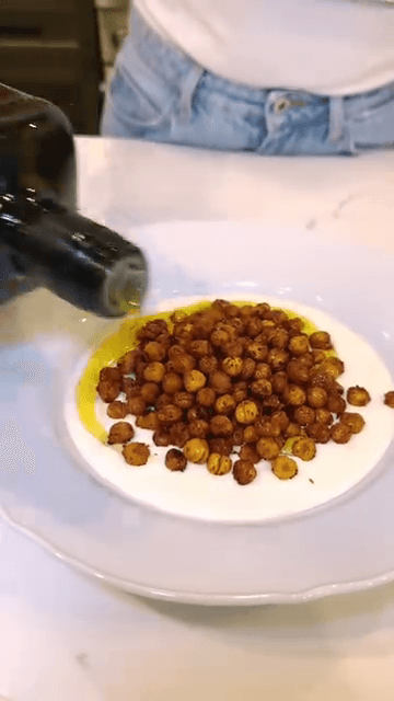 Whipped Feta with Crispy Chickpeas recipe