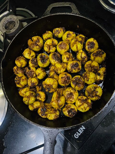 Step 3.1: Cook until tender and golden brown—about 25–30 minutes